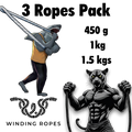 3 Weights Premium Flow Pack : 1.5 Kgs + 1 kg + 440 grams flow ropes