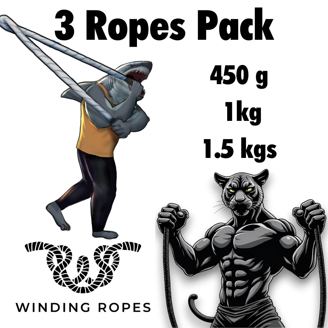 3 Weights Premium Flow Pack : 1.5 Kgs + 1 kg + 440 grams flow ropes