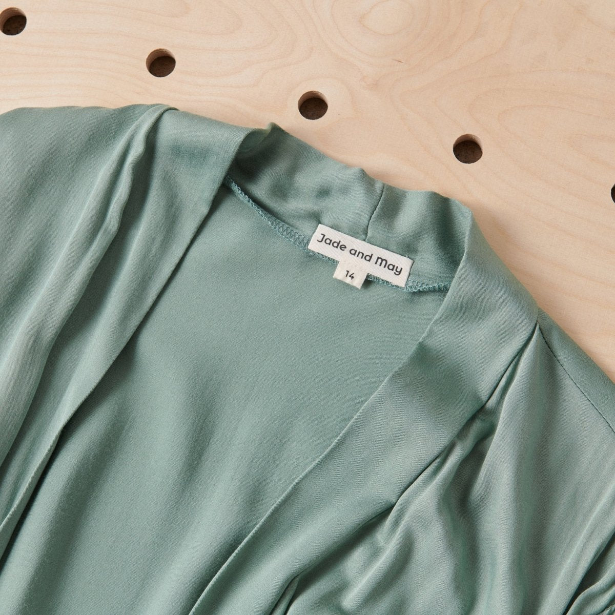 Bamboo Robe in Sage Green - Long Length